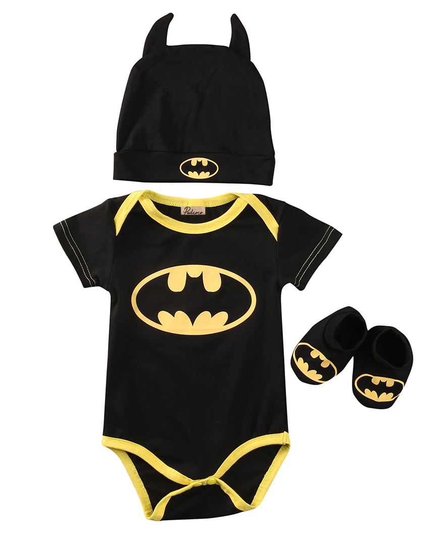 Newborn Onesies Batman Costume Design